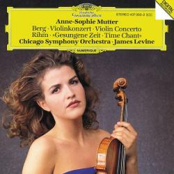 ALBAN BERG, RIHM, Anne-Sophie Mutter Violinkonzert = Violin Concerto / »Gesungene Zeit = Time Chant« Фирменный CD 