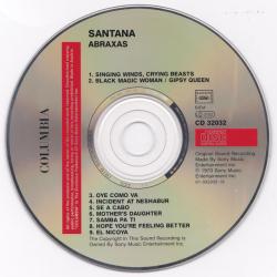 SANTANA Abraxas Фирменный CD 