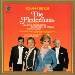 STRAUSS Die Fledermaus (Gesamtaufnahme) LP-BOX 