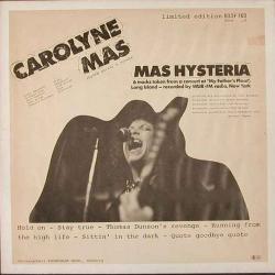 Carolyne Mas Mas Hysteria Виниловая пластинка 