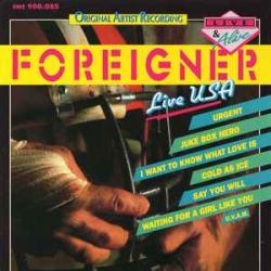 FOREIGNER LIVE USA Фирменный CD 