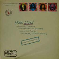 FREE FREE LIVE! Виниловая пластинка 
