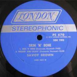 SAVOY BROWN SKIN'N'BONE Виниловая пластинка 
