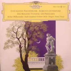 MOZART  BEETHOVEN  SMETANA  LISZT EINE KLEINE NACHTMUSIK  EGMONT-OUVERTURE  DIE MOLDAU (VLTAVA)  LES PRELUDES Виниловая пластинка 
