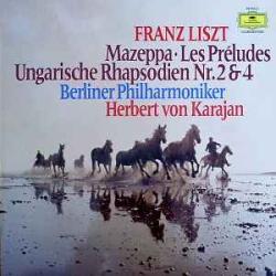 LISZT LES PRELUDES  UNGARISCHE RHAPSODIEN NR. 2+4  MAZEPPA Виниловая пластинка 