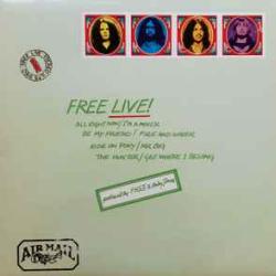 FREE FREE LIVE! Виниловая пластинка 