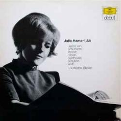 JULIA HAMARI LIEDER VON HAYDN, MOZART, BEETHOVEN, SCHUBERT, SCHUMANN, WOLF Виниловая пластинка 