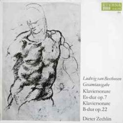 BEETHOVEN Klaviersonate Es-dur Op.7 / Klaviersonate B-dur Op.22 Виниловая пластинка 