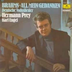 BRAHMS DEUTSCHE VOLKSLIEDER Виниловая пластинка 