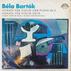 BARTOK VIOLIN SONATAS Виниловая пластинка 