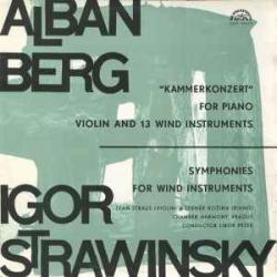 BERG STRAVINSKY KAMMERKONZERT SYMPHONIES FOR WIND INSTRUMENTS Виниловая пластинка 