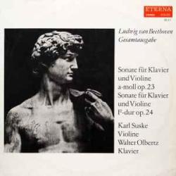 BEETHOVEN Sonate Für Klavier Und Violine A-moll Op.23 / Sonate Für Klavier Und Violine F-dur Op.24 Виниловая пластинка 