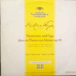 MAX REGER VARIATIONEN UND FUGE UBER EIN THEMA VON MOZART OP. 132 Виниловая пластинка 