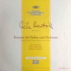 BARTOK KONZERT FUR VIOLINE UND ORCHESTER Виниловая пластинка 