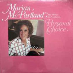 MARIAN MCPARTLAND PERSONAL CHOICE Виниловая пластинка 