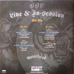 MOTORHEAD BBC LIVE & IN SESSION VOL.1 Виниловая пластинка 