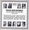 Piano Discoveries - Newly Found Titles & Alternate Takes (1928-1943)