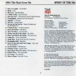 VARIOUS 1964 THE SPIRIT OF THE 60s: THE BEAT GOES ON Фирменный CD 
