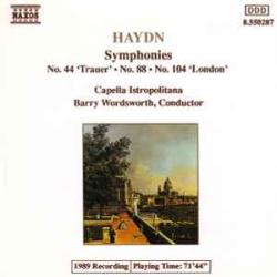 HAYDN Symphonies (No. 44 'Trauer' / No. 88 / No. 104 'London') Фирменный CD 
