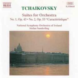 TCHAIKOVSKY Suites For Orchestra: No. 1, Op. 43 - No. 2, Op. 53 "Caractéristique" Фирменный CD 