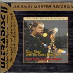 ZOOT SIMS WITH KENNY DREW TRIO ZOOT SIMS IN COPENHAGEN Фирменный CD 