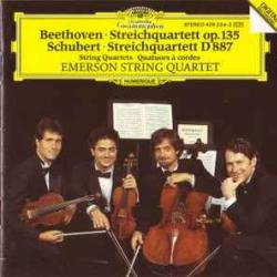 BEETHOVEN   SCHUBERT Beethoven: Streichquartett Op. 135 / Schubert: Streichquartett D 887 (String Quartets = Quatuors À Cordes) Фирменный CD 