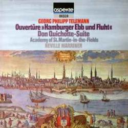 TELEMANN Ouvertüre »Hamburger Ebb Und Fluht« / Don Quichotte-Suite Виниловая пластинка 