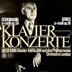 SCHUMANN   GRIEG KLAVIERKONZERTE Виниловая пластинка 
