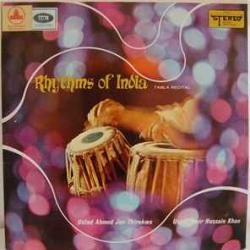 USTAD AHMED JAN THIRAKWA USTAD AMIR HUSSAIN KHAN RHYTHMS OF INDIA TABLA RECITAL Виниловая пластинка 