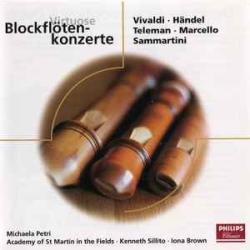 VIVALDI   HANDEL   TELEMANN   MARCELLO   SAMMARTINI Virtuose Blockflotenkonzerte Фирменный CD 
