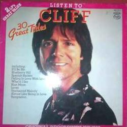 CLIFF RICHARD 30 GREAT TITLES Виниловая пластинка 