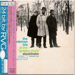 Ornette Coleman Trio At The "Golden Circle" Stockholm - Volume Two Фирменный CD 