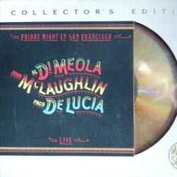 AL DI MEOLA  JOHN MCLAUGHLIN  PACO DE LUCIA FRIDAY NIGHT IN SAN FRANCISCO Фирменный CD 