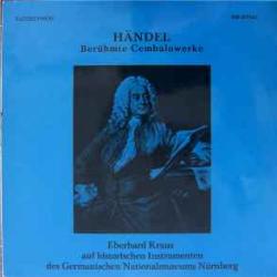 HANDEL Beruhmte Cembalowerke Виниловая пластинка 