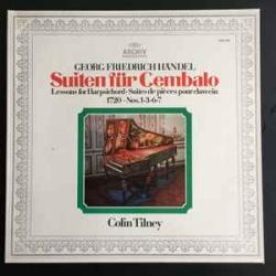 HANDEL Suiten Für Cembalo • Lessons For Harpsichord • Suites De Pièces Pour Clavecin (1720 • Nos. 1 • 3 • 6 • 7) Виниловая пластинка 