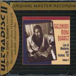 THELONIOUS MONK QUARTET LIVE AT MONTEREY JAZZ FESTIVAL '63 Фирменный CD 