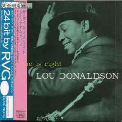 LOU DONALDSON TIME IS RIGHT Фирменный CD 