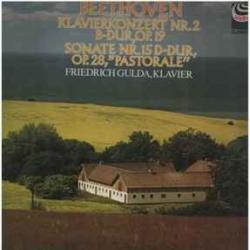 BEETHOVEN Klavierkonzert Nr. 2 B-Dur, Op. 19, Sonate Nr. 15 D-Dur, Op. 28, "Pastorale" Виниловая пластинка 