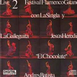 LA SINGLA FESTIVAL FLAMENCO GITANO 2 LIVE Фирменный CD 
