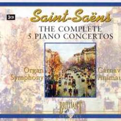 SAINT-SAENS The Complete 5 Piano Concertos Фирменный CD 