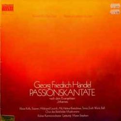 HANDEL Passionskantate Nach Dem Evangelisten Johannes (Passion According To St. John) Виниловая пластинка 
