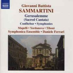 SAMMARTINI Gerusalemme (Sacred Cantata) • Confitebor • Symphonies Фирменный CD 
