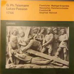 TELEMANN Lukas-Passion 1744 Виниловая пластинка 