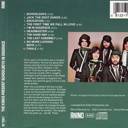 KINKS SCHOOLBOYS IN DISGRACE Фирменный CD 