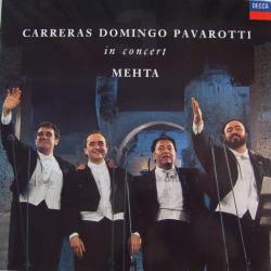 CARRERAS DOMINGO PAVAROTTI IN CONCERT Виниловая пластинка 