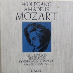 MOZART OUVERTUREN SERENADEN SYMPHONIEN KONZERTE LP-BOX 