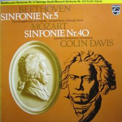 COLIN DAVIS   LONDON SYMPHONY ORCHESTRA Beethoven Sinfonie Nr. 5 - Mozart Sinfonie Nr. 40 Виниловая пластинка 
