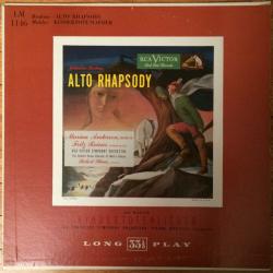 BRAHMS   MAHLER Alto Rhapsody, Op. 53 / Kindertotenlieder Виниловая пластинка 