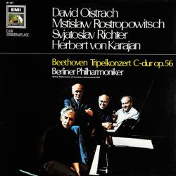 DAVID OISTRACH   MSTISLAW ROSTROPOWITSCH   SVJATOSLAV RICHTER   HERBERT VON KARAJAN Tripelkonzert C-dur Op.56 Виниловая пластинка 