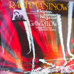 RACHMANINOW Klavierkonzert Nr. 3 D-moll Op. 30 Виниловая пластинка 